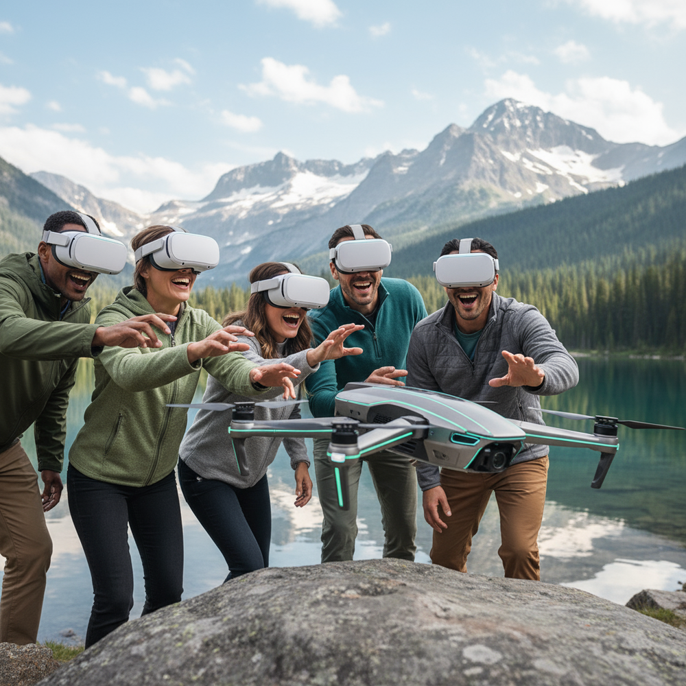 VVDDrone - Experiência de voo com drone e realidade virtual